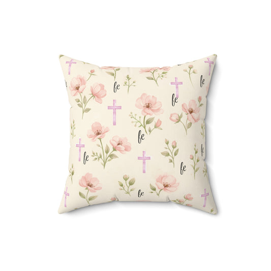 Cojín Decorativo - Fe que florece | Poliester