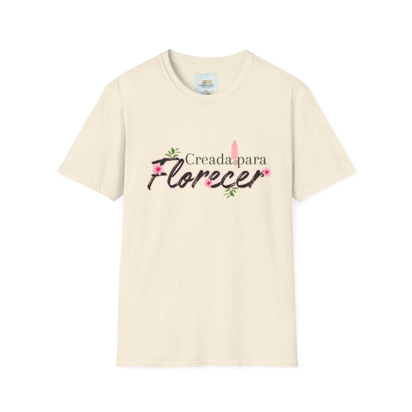T-shirt "Creada para Florecer" – Inspiración Cristiana