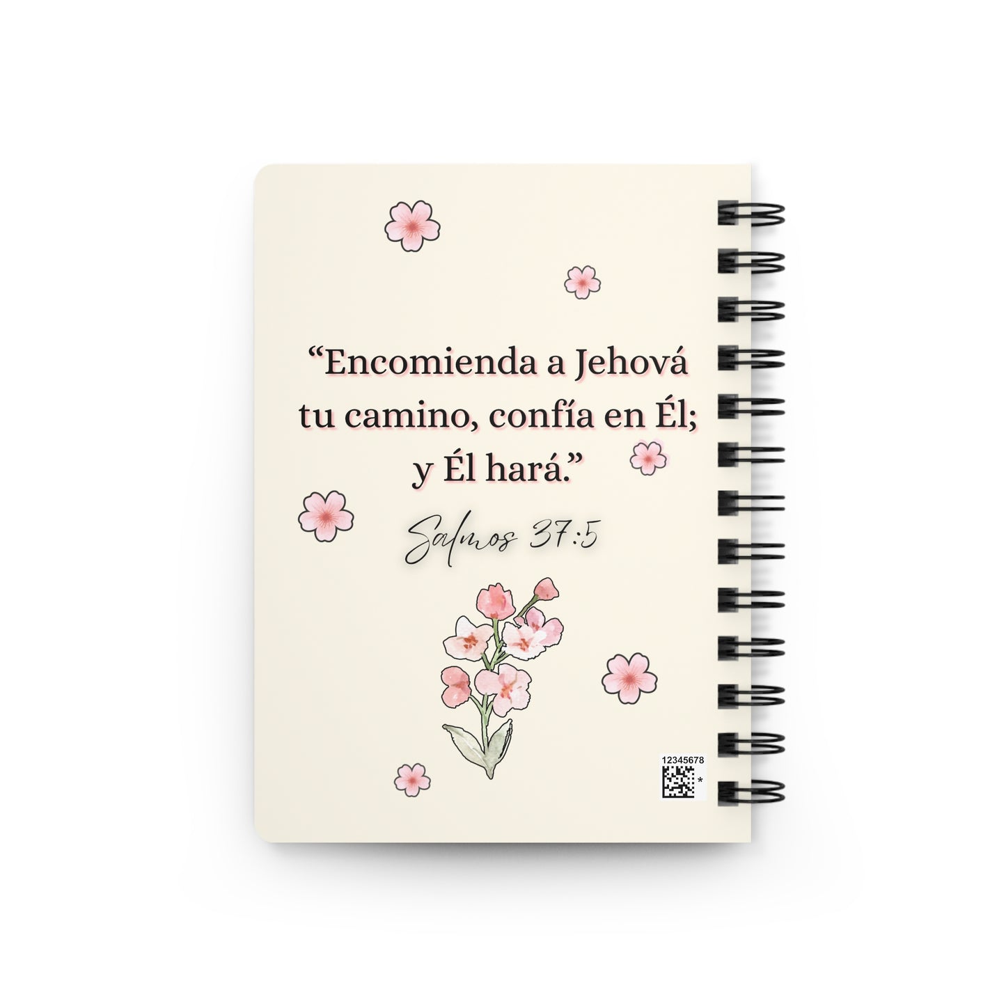 Spiral Journal — Libreta Devocional “Fe que Florece” – Confía, Dios está obrando