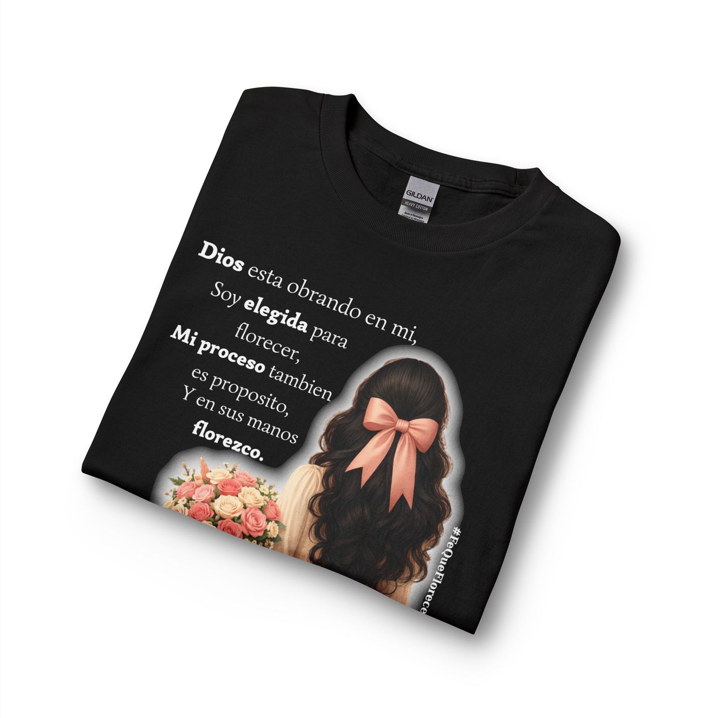 💗  T-shirt manga larga  – Dios está obrando en mí 🌸