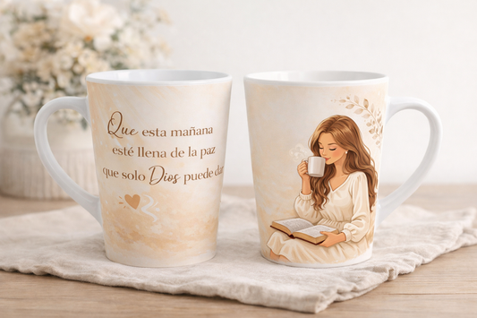 Taza “Mañanas en la Paz de Dios”